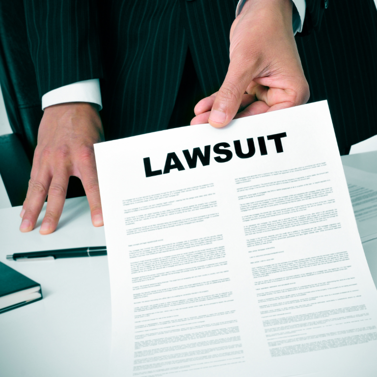 Professional legal documentation showing how to document lawsuit outcome with court records and digital strategy