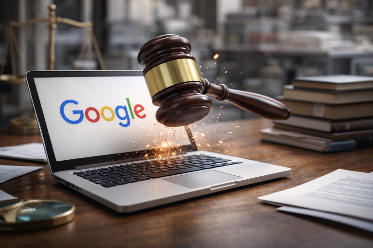 Show my lawsuit vindication on Google
