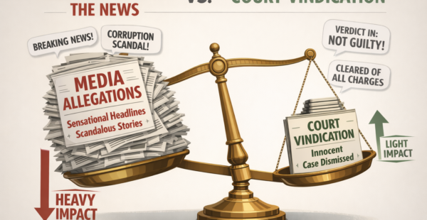 Allegations still outweigh a court vindication in search engines