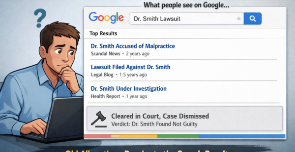 reputation after legal case dismissed