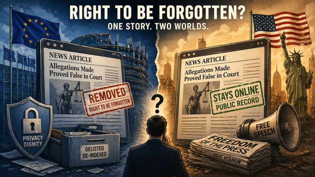 Right to be forgotten